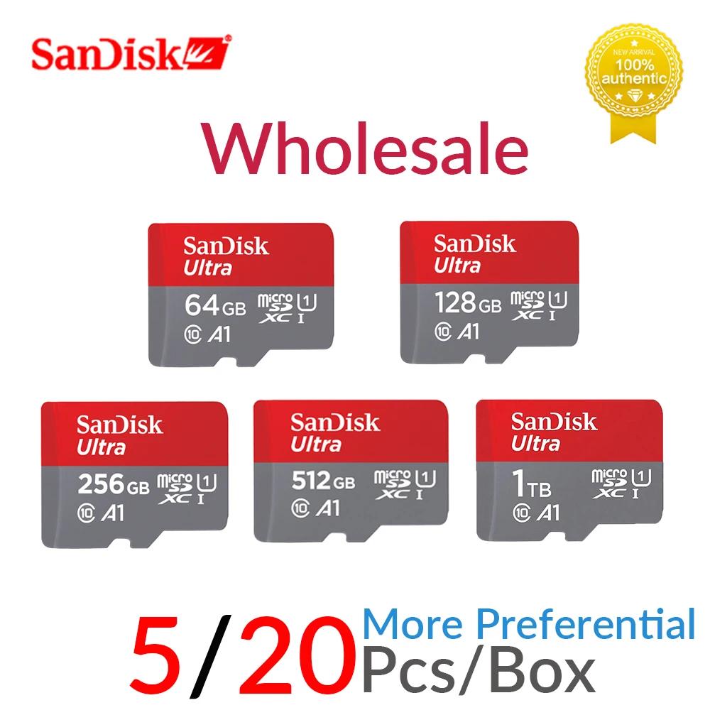SanDisk Ʈ ޸ ī, ȭ п º ޸ ī, 140MB TF ī ܼ, 256GB, 128GB, 64GB, 512GB, 1TB SD ī, 